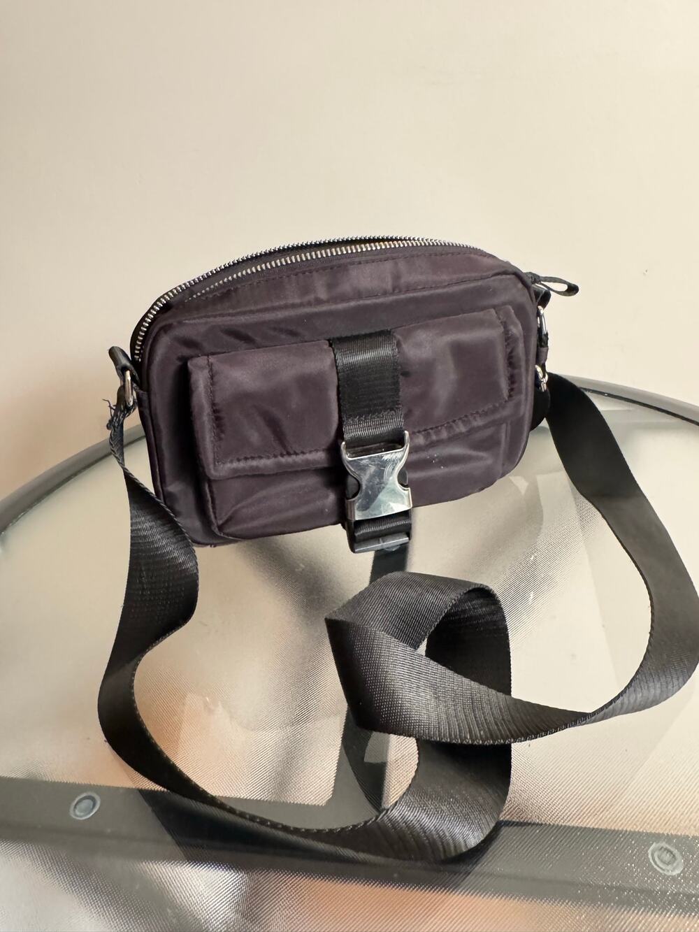 H&M Canvas Crossbody Mini Purse